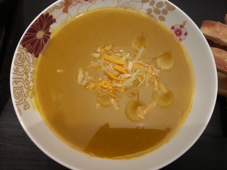 Roasted butternut squash soup-2