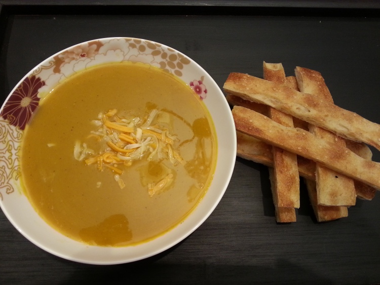 Roasted butternut squash soup-1