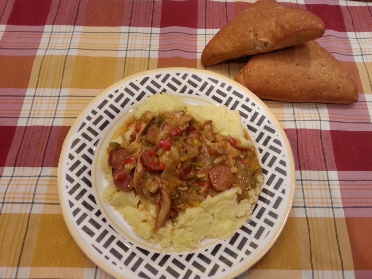 Cajun chicken ragu-1