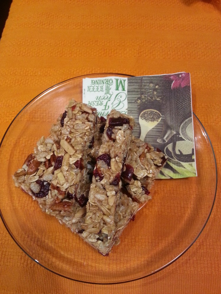 Cranberry Spice Granola Bars-1