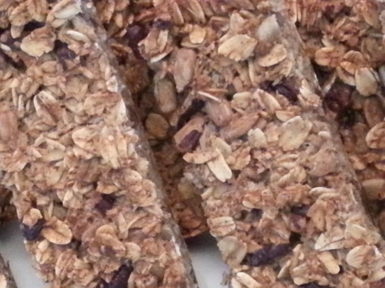 Homemade organic granola bar-1