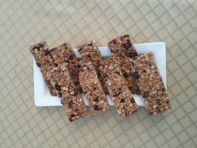 Homemade organic granola bar-2