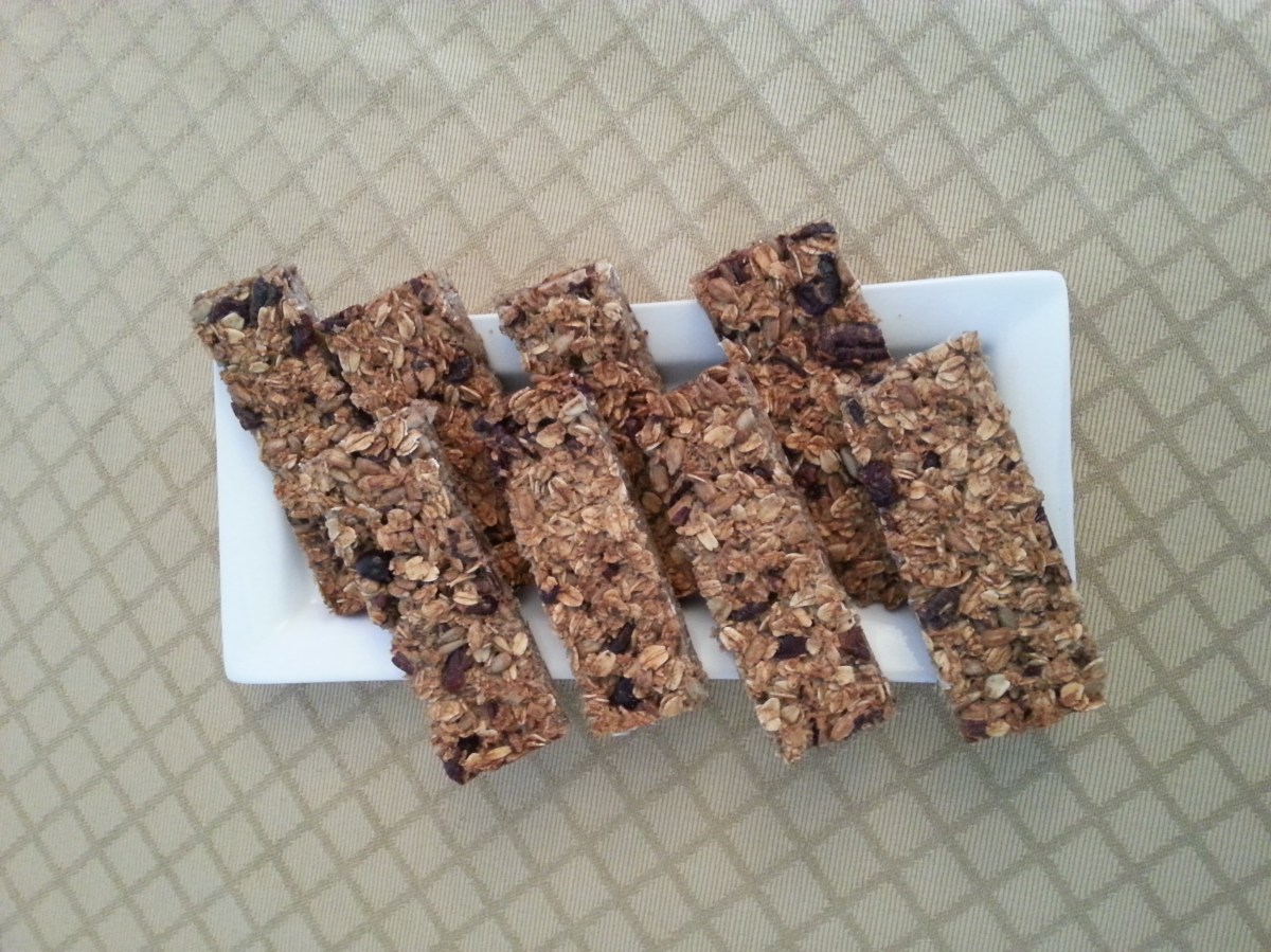 Homemade organic granola bar-2
