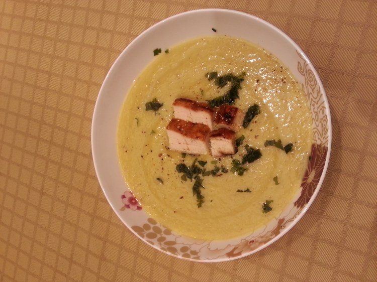 Potato and leeks soup