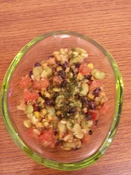 Beans and corn salad-1