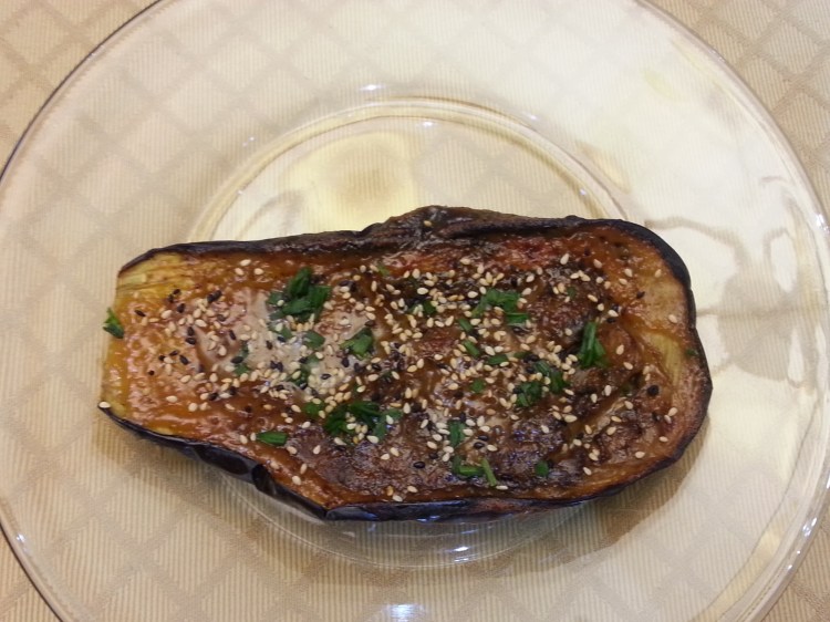 Miso Glazed Eggplant