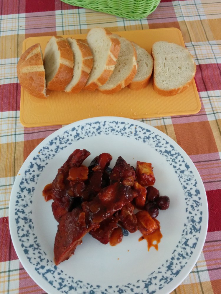 Back Ribs in Pineapple Whiskey Sauce-1